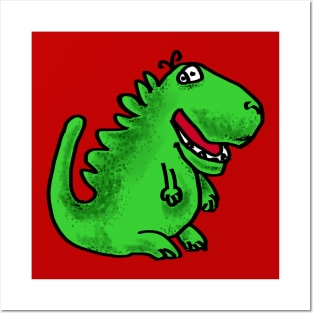 Deno the dinosaur Posters and Art